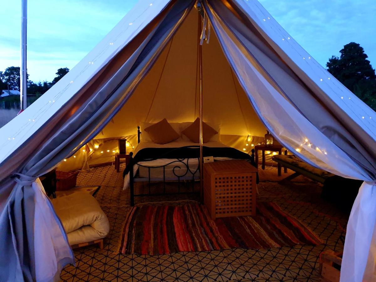 ソルトバーン・バイ・ザ・シー 5M Xl Bell Tent With Log Burner Near Whitbyヴィラ エクステリア 写真